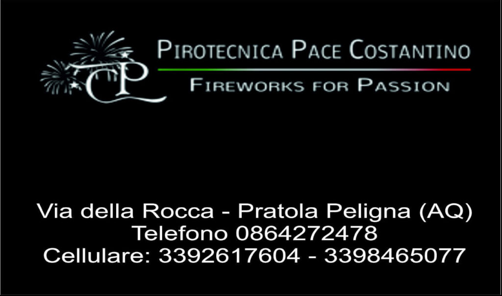 PIROTECNICA DI PACE COSTANTINO